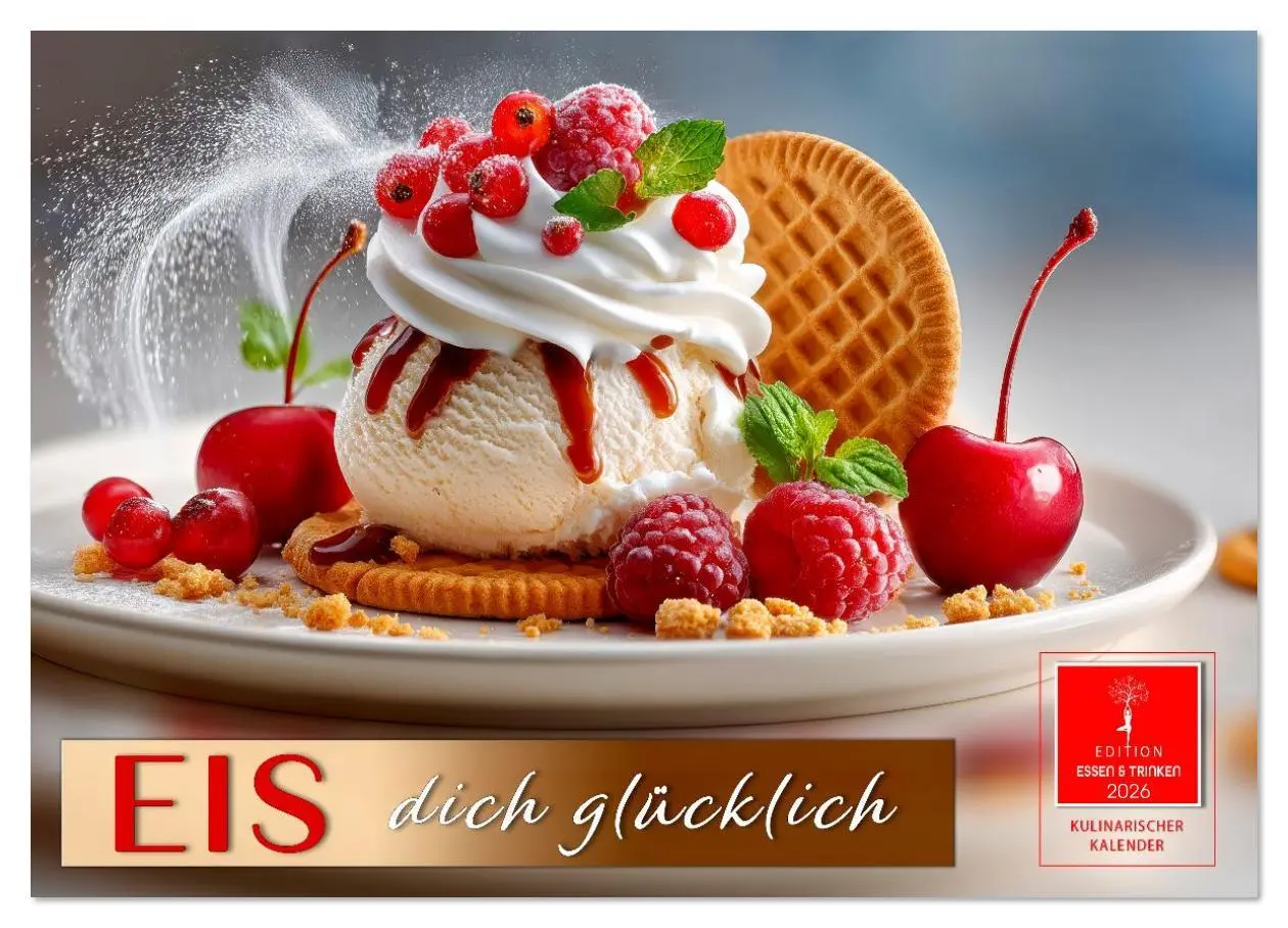 Cover: 9783516623079 | EIS dich glücklich (Wandkalender 2026 DIN A2 quer), CALVENDO...