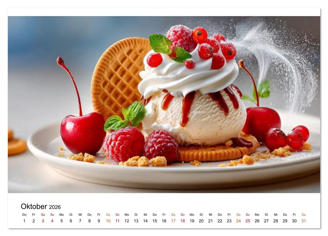 Bild: 9783516623079 | EIS dich glücklich (Wandkalender 2026 DIN A2 quer), CALVENDO...