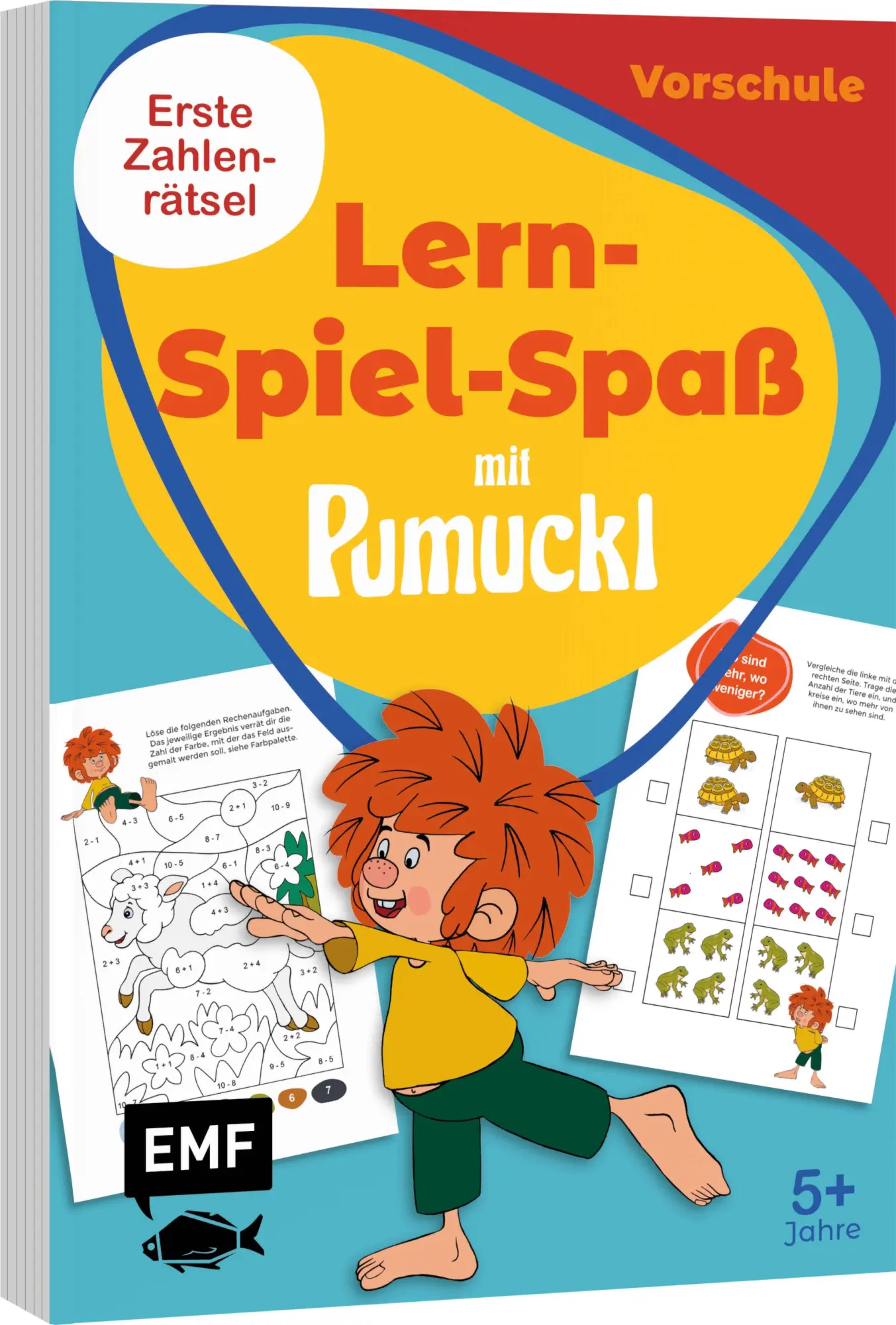 Cover: 9783745933079 | Lern-Spiel-Spaß mit Pumuckl - Mein Vorschulblock: Erste Zahlen | Buch