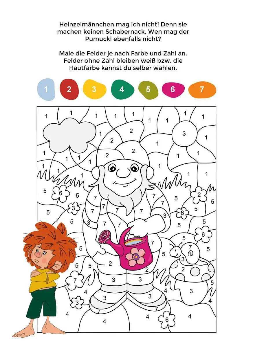 Bild: 9783745933079 | Lern-Spiel-Spaß mit Pumuckl - Mein Vorschulblock: Erste Zahlen | Buch