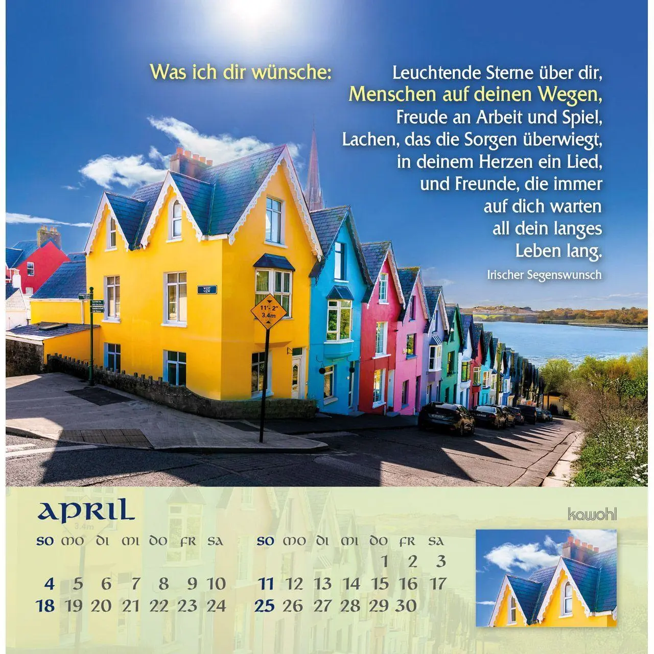 Bild: 9783754843079 | Möge Gott deinen Weg segnen 2027 | Irische Segenswünsche | Kalender