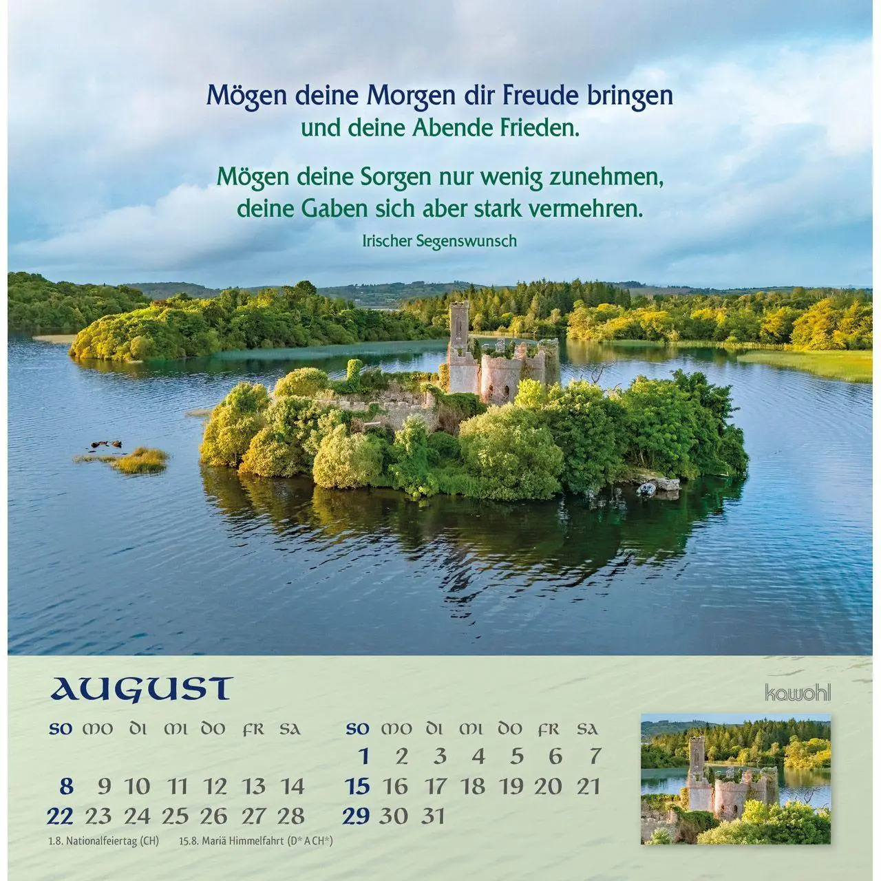 Bild: 9783754843079 | Möge Gott deinen Weg segnen 2027 | Irische Segenswünsche | Kalender