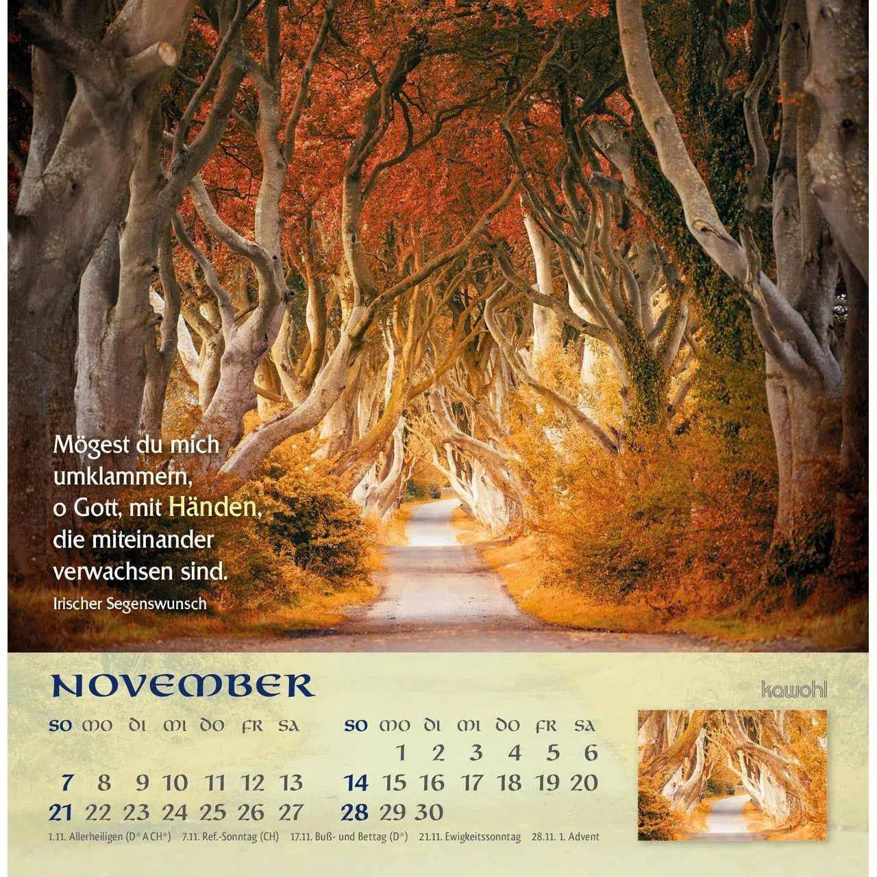 Bild: 9783754843079 | Möge Gott deinen Weg segnen 2027 | Irische Segenswünsche | Kalender