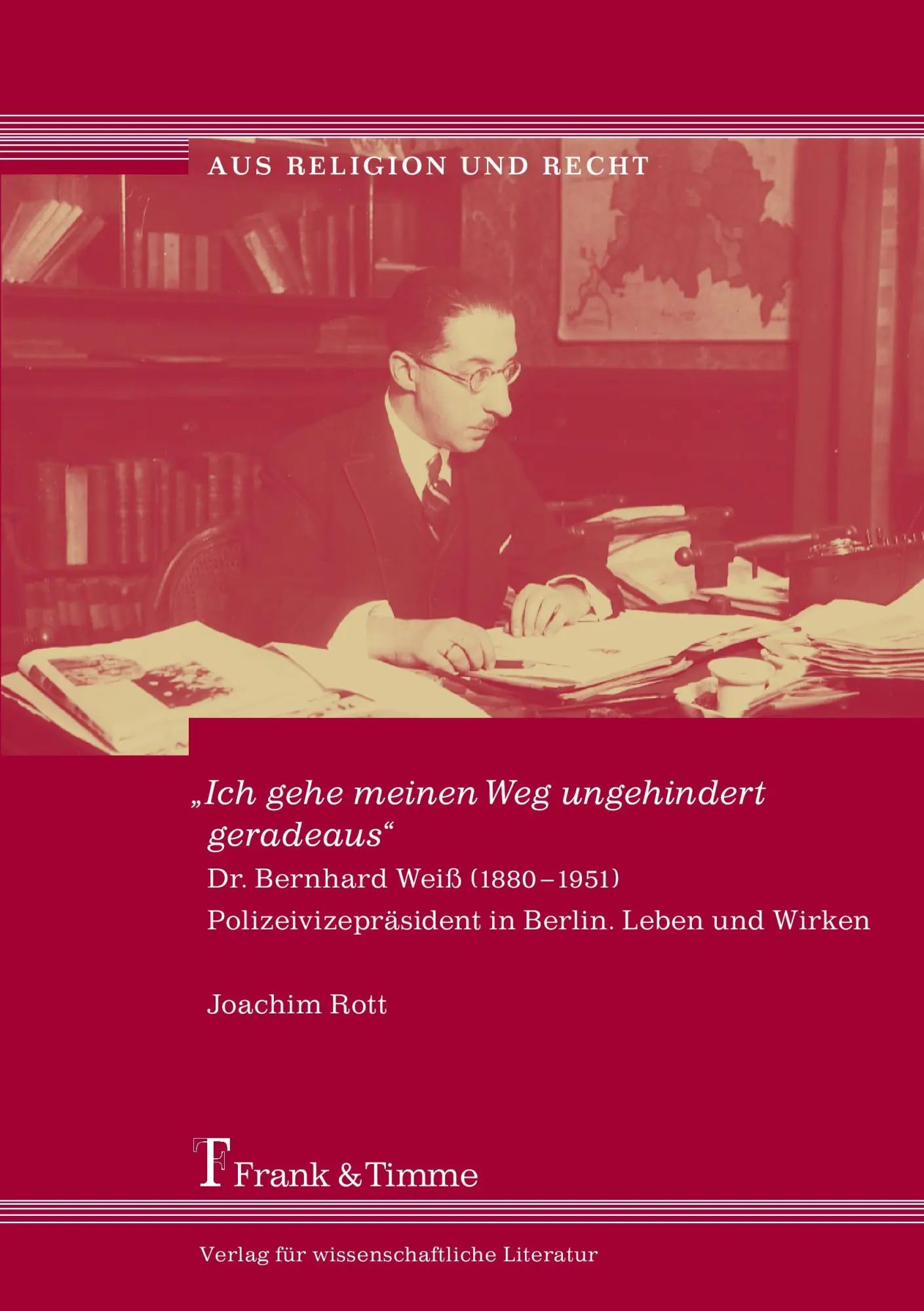 Cover: 9783865963079 | "Ich gehe meinen Weg ungehindert geradeaus" | Joachim Rott | Buch