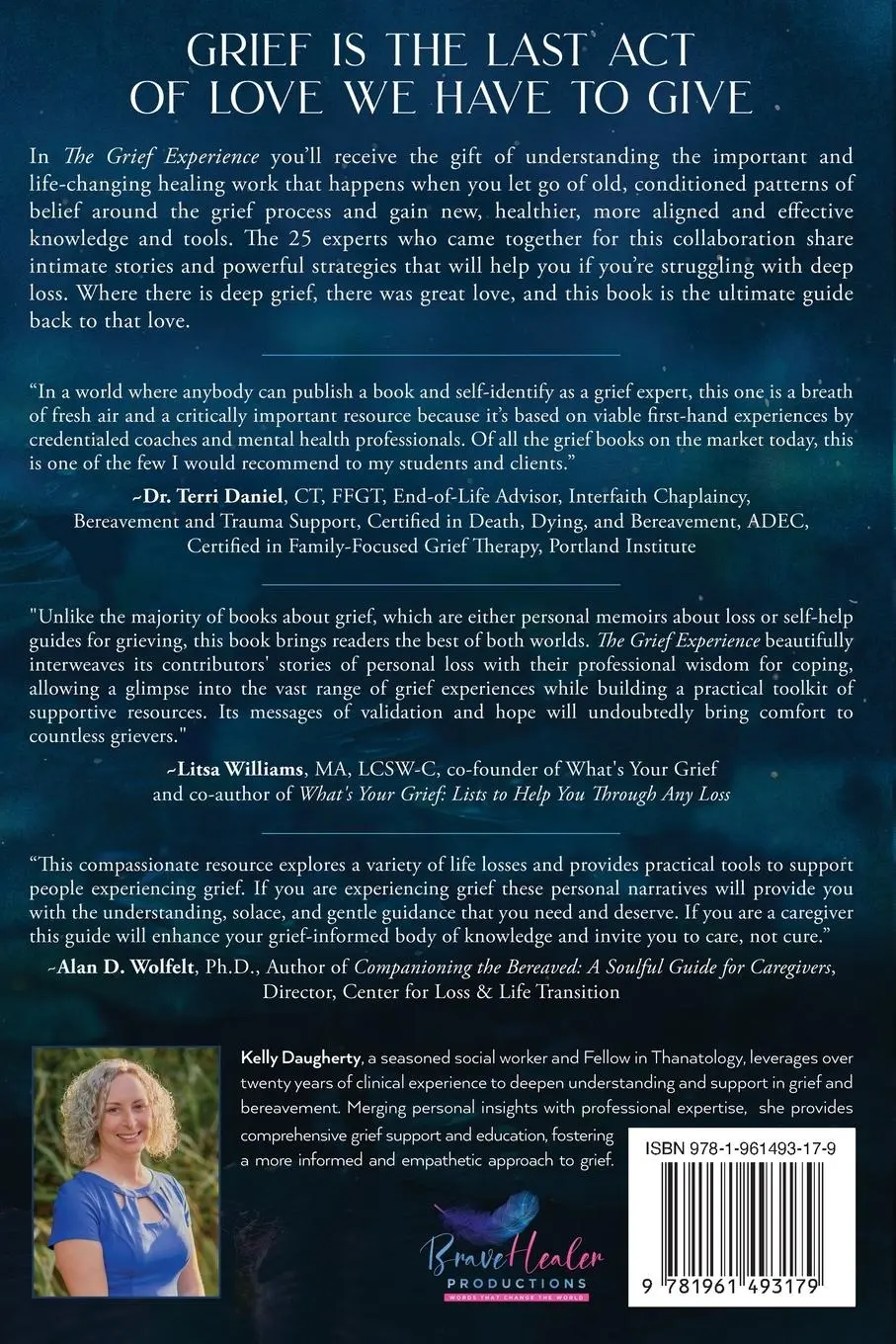 Rückseite: 9781961493179 | The Grief Experience | Kelly Daugherty | Taschenbuch | Englisch | 2024