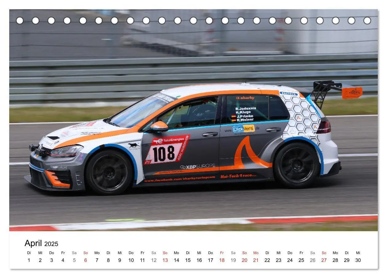 Bild: 9783457143179 | 24h am Ring (Tischkalender 2025 DIN A5 quer), CALVENDO Monatskalender