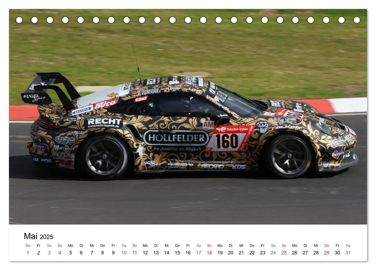 Bild: 9783457143179 | 24h am Ring (Tischkalender 2025 DIN A5 quer), CALVENDO Monatskalender