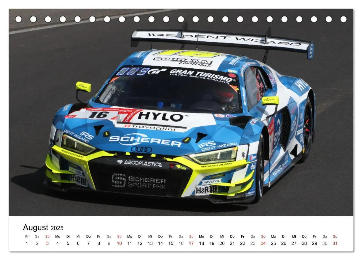 Bild: 9783457143179 | 24h am Ring (Tischkalender 2025 DIN A5 quer), CALVENDO Monatskalender