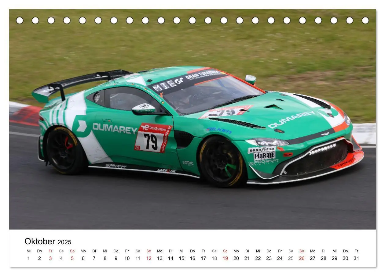 Bild: 9783457143179 | 24h am Ring (Tischkalender 2025 DIN A5 quer), CALVENDO Monatskalender