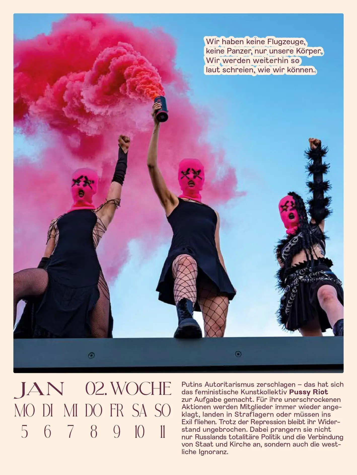 Bild: 9783869153179 | MISSY Magazine Kalender 2026 | Wochen-/Wandkalender. Format 24 x 32 cm