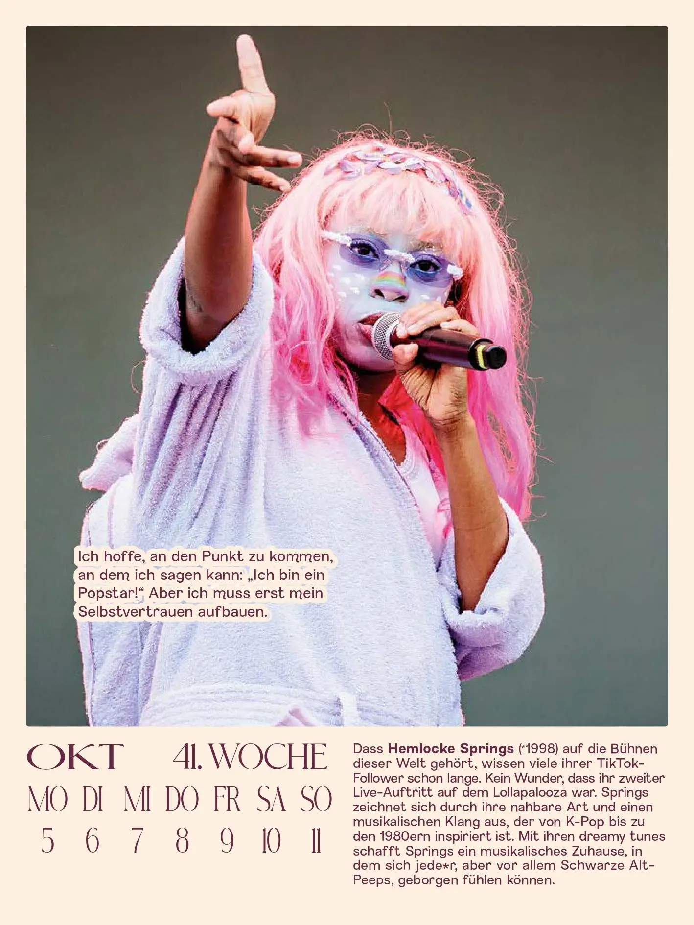 Bild: 9783869153179 | MISSY Magazine Kalender 2026 | Wochen-/Wandkalender. Format 24 x 32 cm