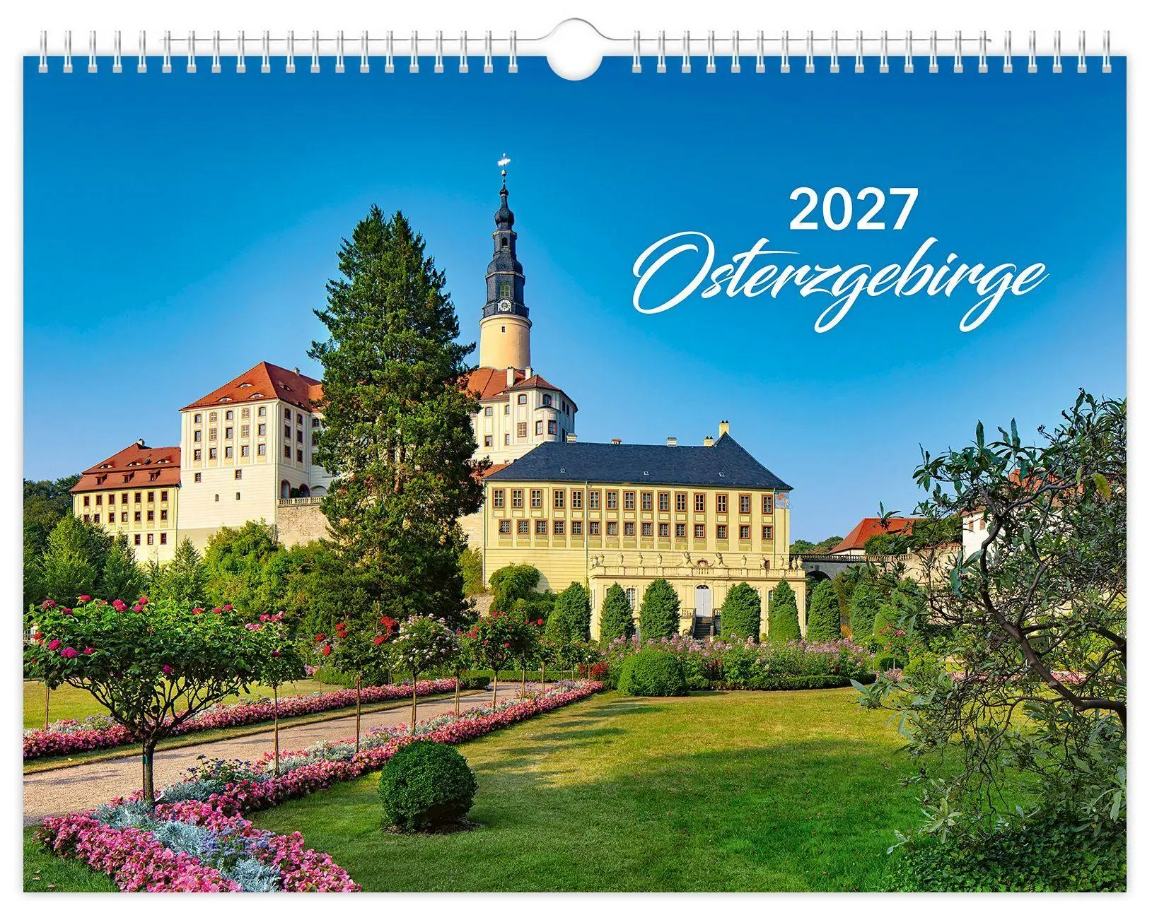 Cover: 9783912303179 | Kalender Osterzgebirge 2027 | 40 x 30 cm weißes Kalendarium | Schubert
