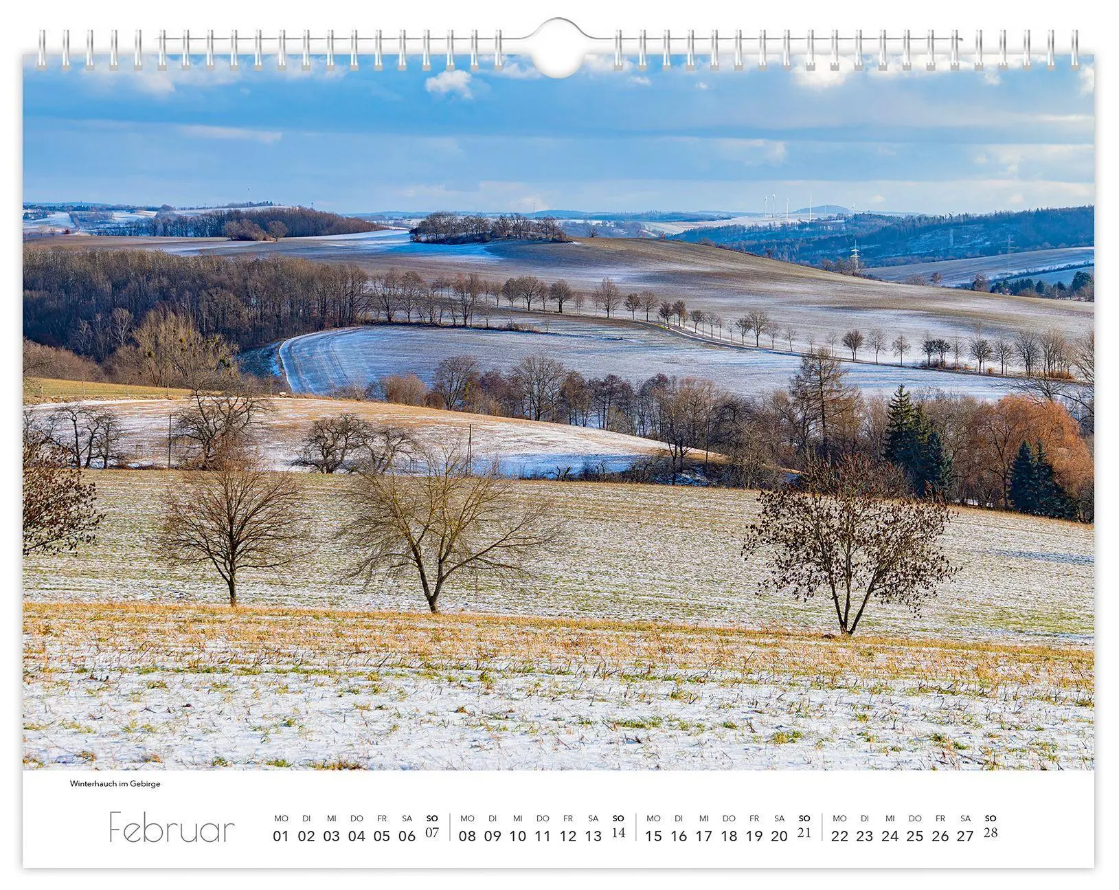Bild: 9783912303179 | Kalender Osterzgebirge 2027 | 40 x 30 cm weißes Kalendarium | Schubert