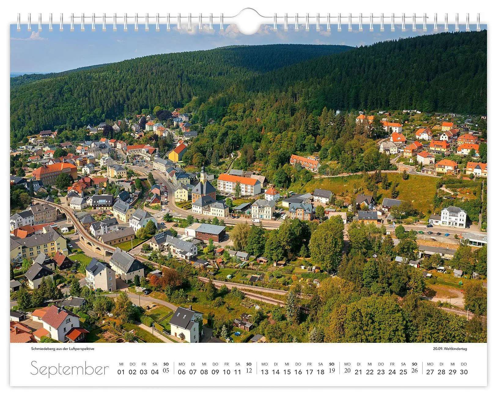 Bild: 9783912303179 | Kalender Osterzgebirge 2027 | 40 x 30 cm weißes Kalendarium | Schubert