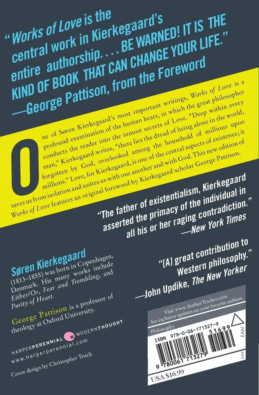 Rückseite: 9780061713279 | Works of Love | Soren Kierkegaard | Taschenbuch | Englisch | 2020