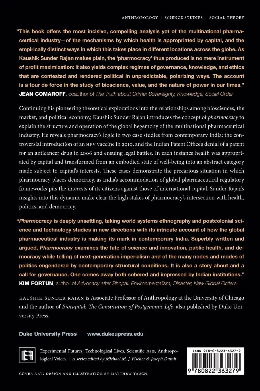 Rückseite: 9780822363279 | Pharmocracy | Value, Politics, and Knowledge in Global Biomedicine