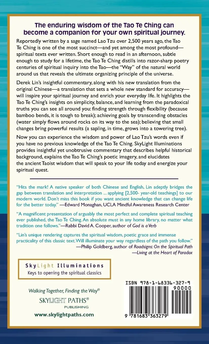 Rückseite: 9781683363279 | Tao Te Ching | Annotated &amp; Explained | Derek Lin | Buch | Gebunden