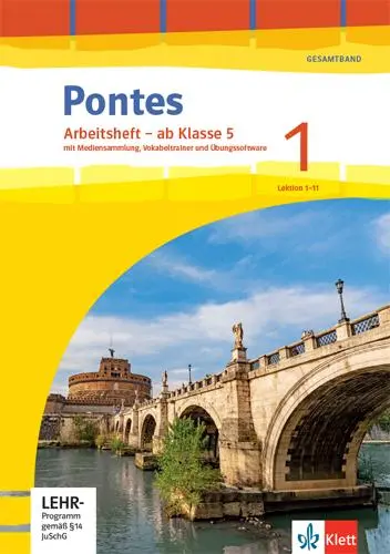 Cover: 9783126233279 | Pontes Gesamtband 1. Arbeitsheft Klasse 5 mit Mediensammlung und...
