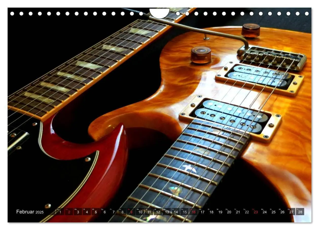 Bild: 9783435733279 | Gitarren Snapshots (Wandkalender 2025 DIN A4 quer), CALVENDO...