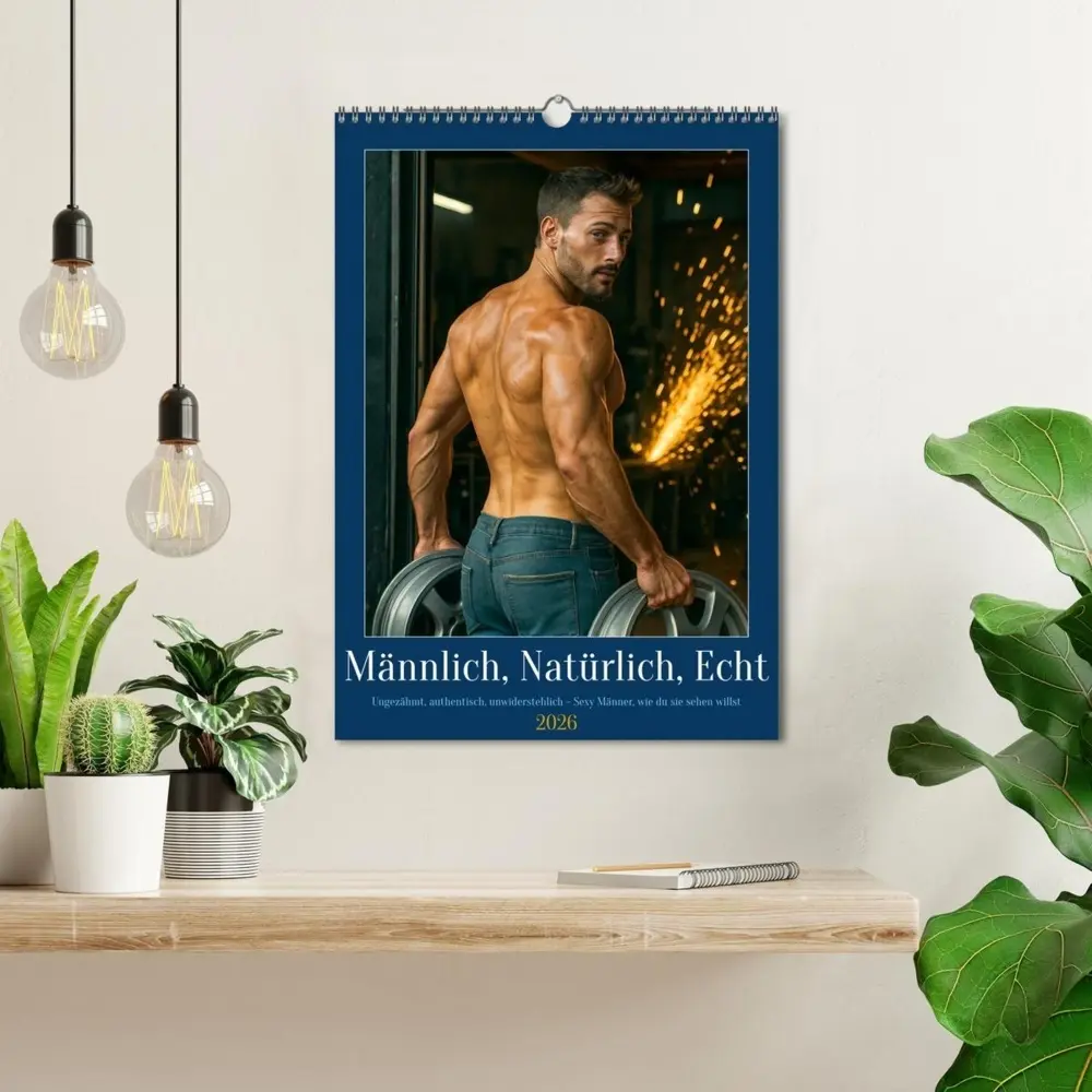 Bild: 9783516603279 | Natürlich, Männlich, Echt (Wandkalender 2026 DIN A3 hoch), CALVENDO...