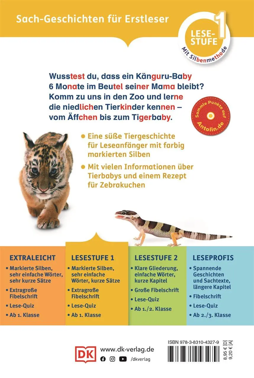 Rückseite: 9783831043279 | SUPERLESER! Nachwuchs bei uns im Zoo | Deborah Lock | Buch | 48 S.