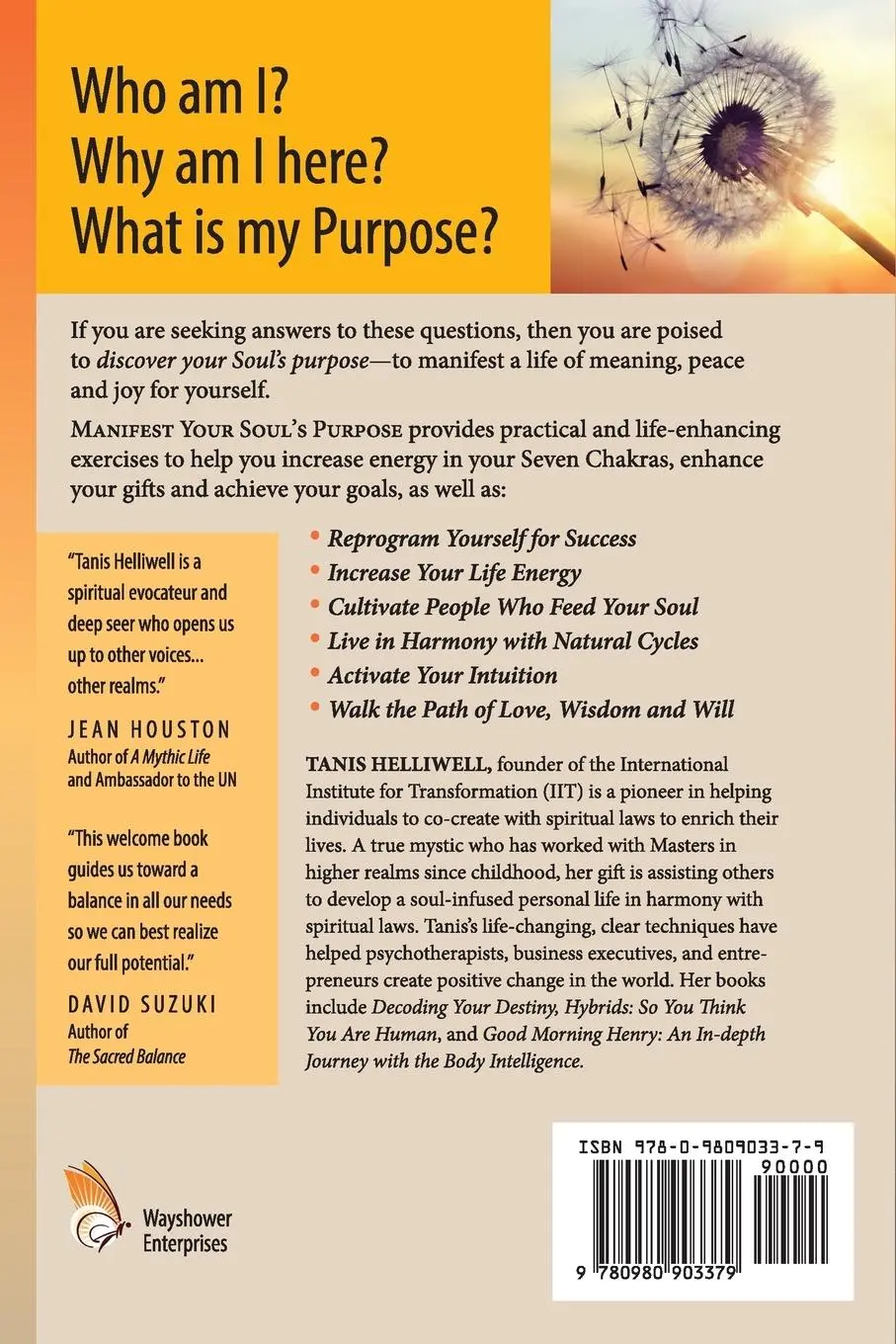 Rückseite: 9780980903379 | Manifest Your Soul's Purpose | The essential guide for life and work