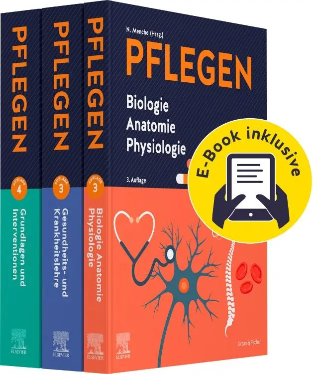 Cover: 9783437253379 | PFLEGEN Lernpaket 3.A. + E-Books: Grundlagen - Anatomie -...
