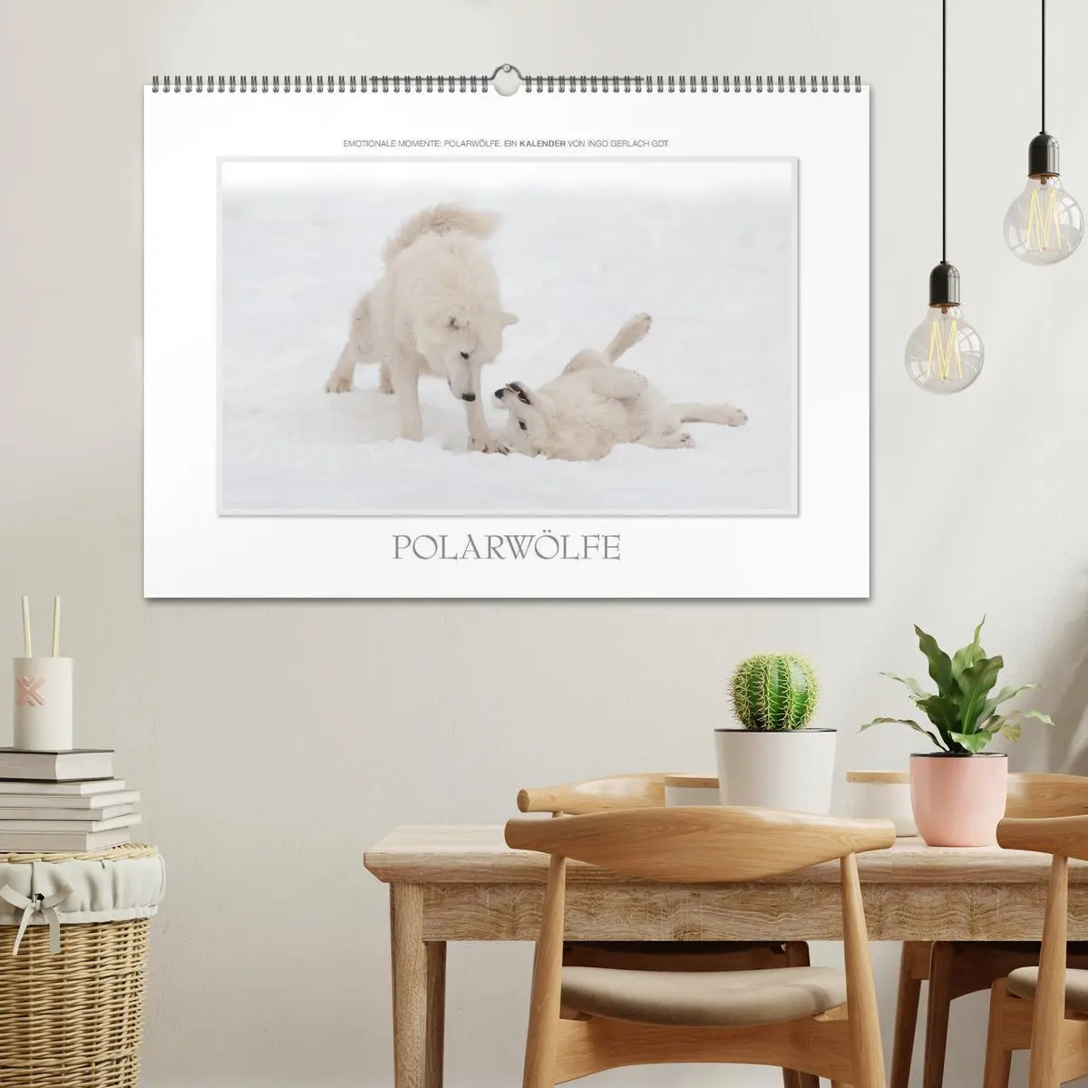 Bild: 9783516143379 | Emotionale Momente: Polarwölfe. / CH-Version (Wandkalender 2026 DIN...