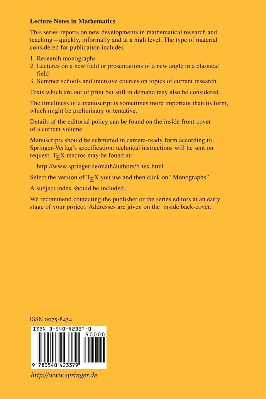 Rückseite: 9783540423379 | Integrable Systems in the Realm of Algebraic Geometry | Pol Vanhaecke