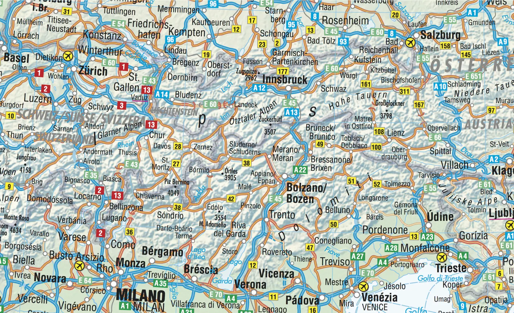 Bild: 9783866093379 | Borch Map Europe. Europa | (Land-)Karte | Mehrfarbendruck. Gefalzt