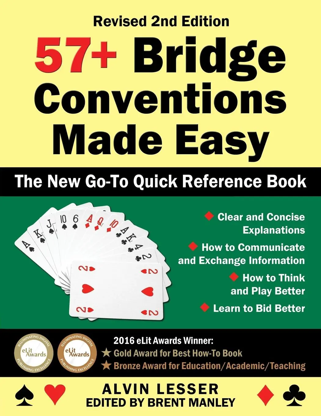 Cover: 9780986003479 | 57+ Bridge Conventions Made Easy | The New Go-To Quick Reference Book