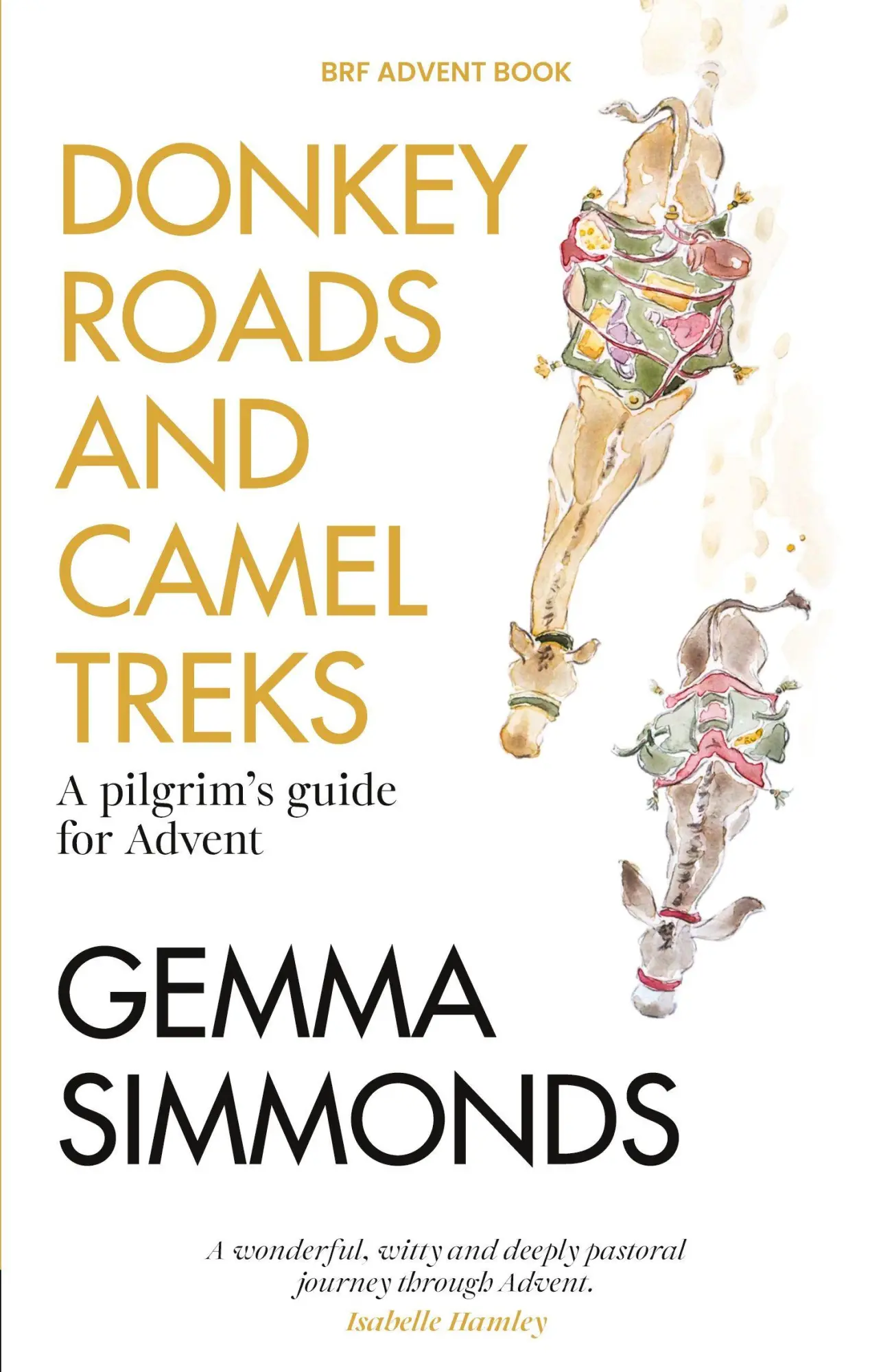 Cover: 9781800393479 | Donkey Roads and Camel Treks | A pilgrim's guide for Advent | Simmonds
