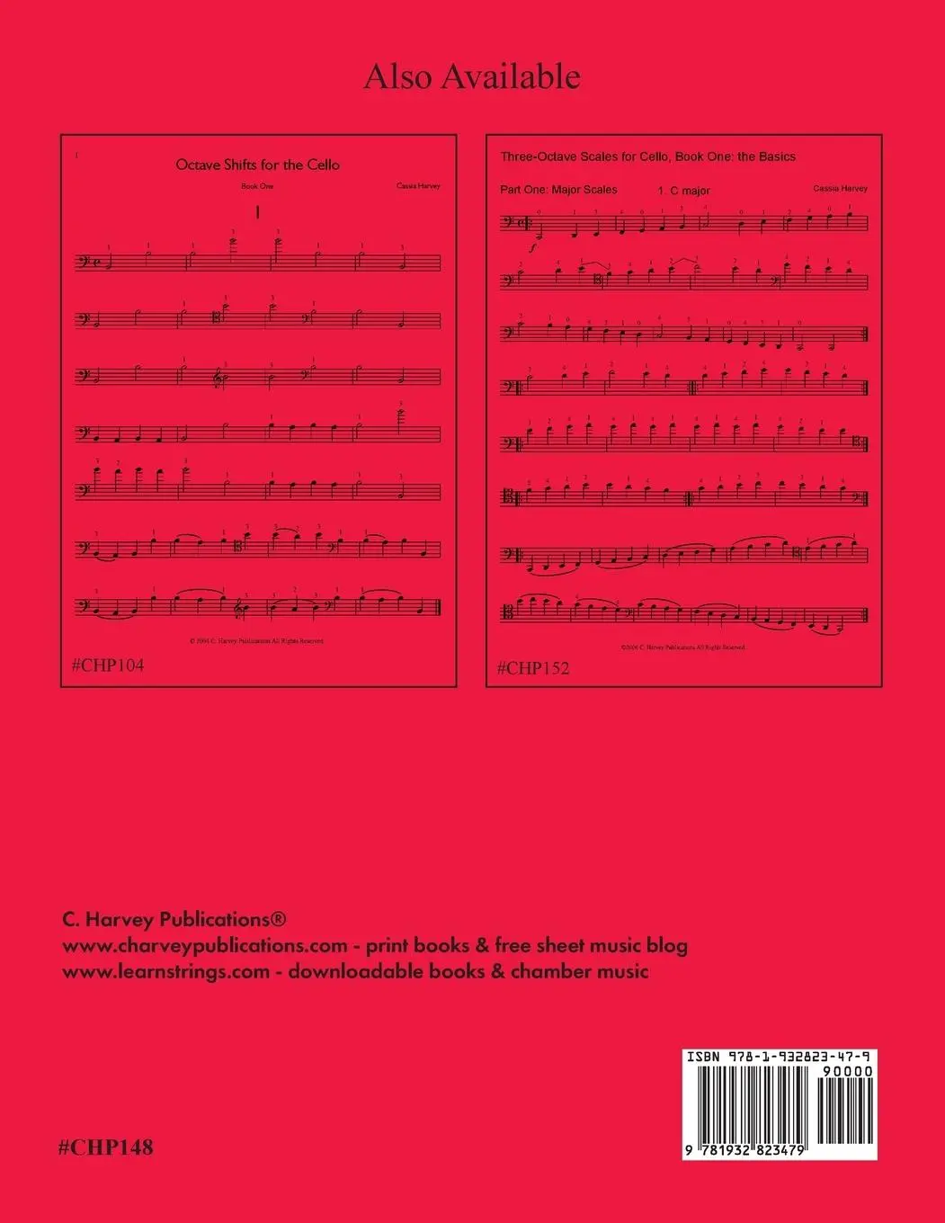 Rückseite: 9781932823479 | Warming Up for Cello, Book Two | Cassia Harvey | Taschenbuch | 2012