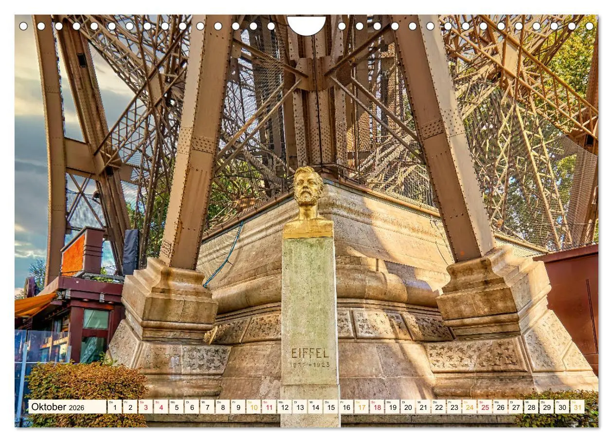 Bild: 9783457733479 | Eiffelturm - Ikone der Architektur (Wandkalender 2026 DIN A4 quer),...