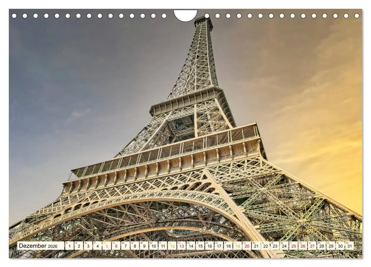 Bild: 9783457733479 | Eiffelturm - Ikone der Architektur (Wandkalender 2026 DIN A4 quer),...