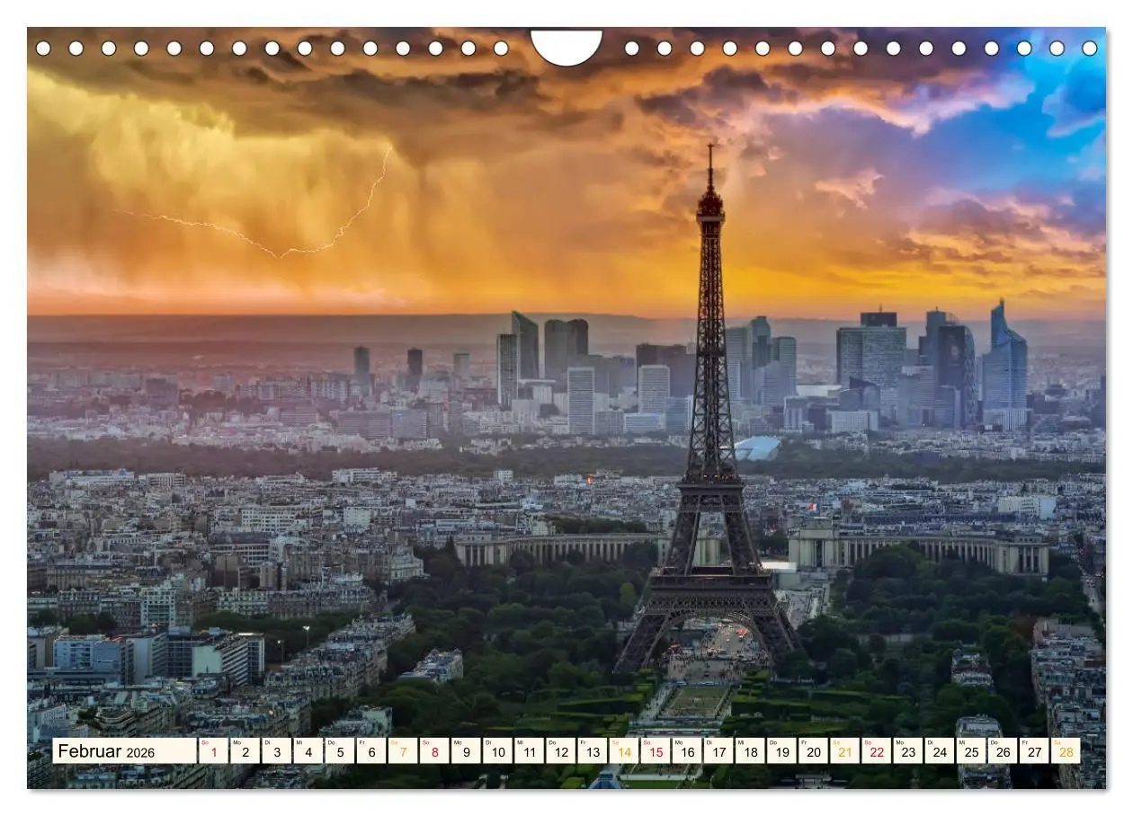 Bild: 9783457733479 | Eiffelturm - Ikone der Architektur (Wandkalender 2026 DIN A4 quer),...