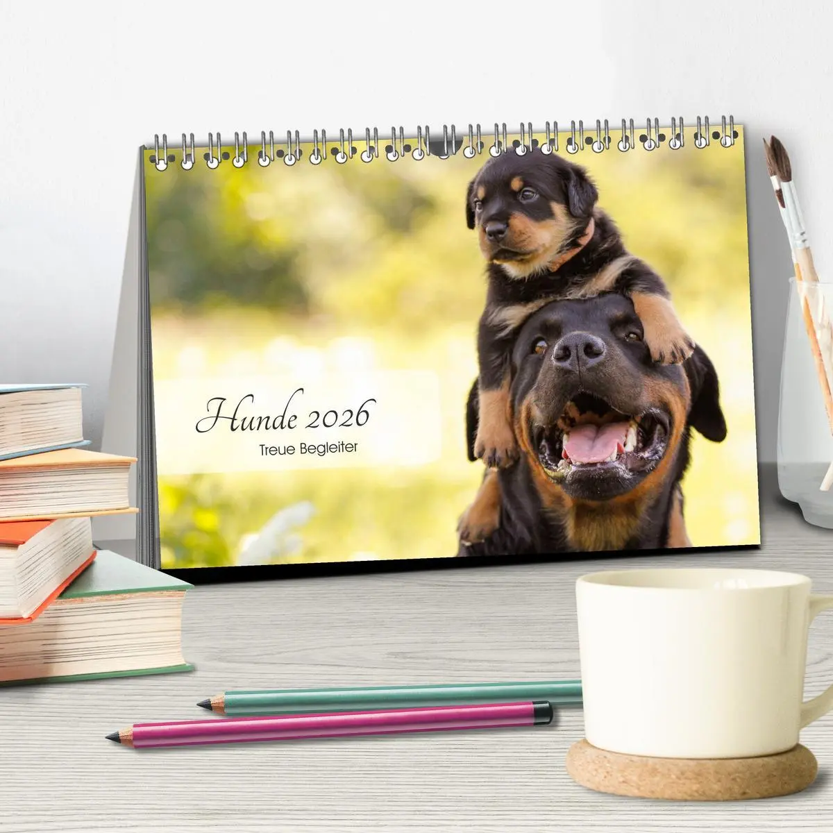 Bild: 9783457973479 | Hunde 2026 - Treue Begleiter (Tischkalender 2026 DIN A5 quer),...