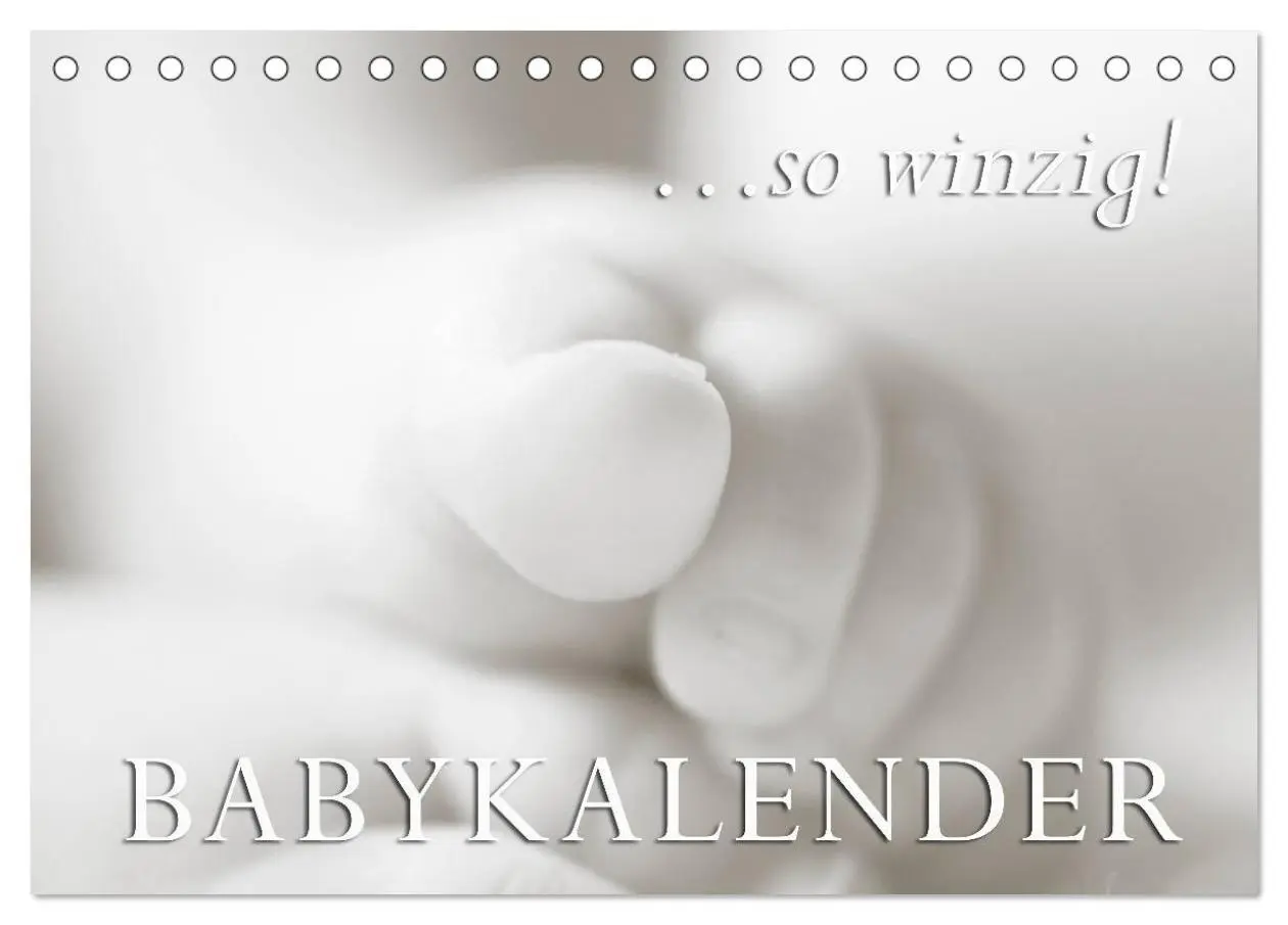 Cover: 9783516133479 | ...so winzig - Babykalender (Tischkalender 2026 DIN A5 quer),...