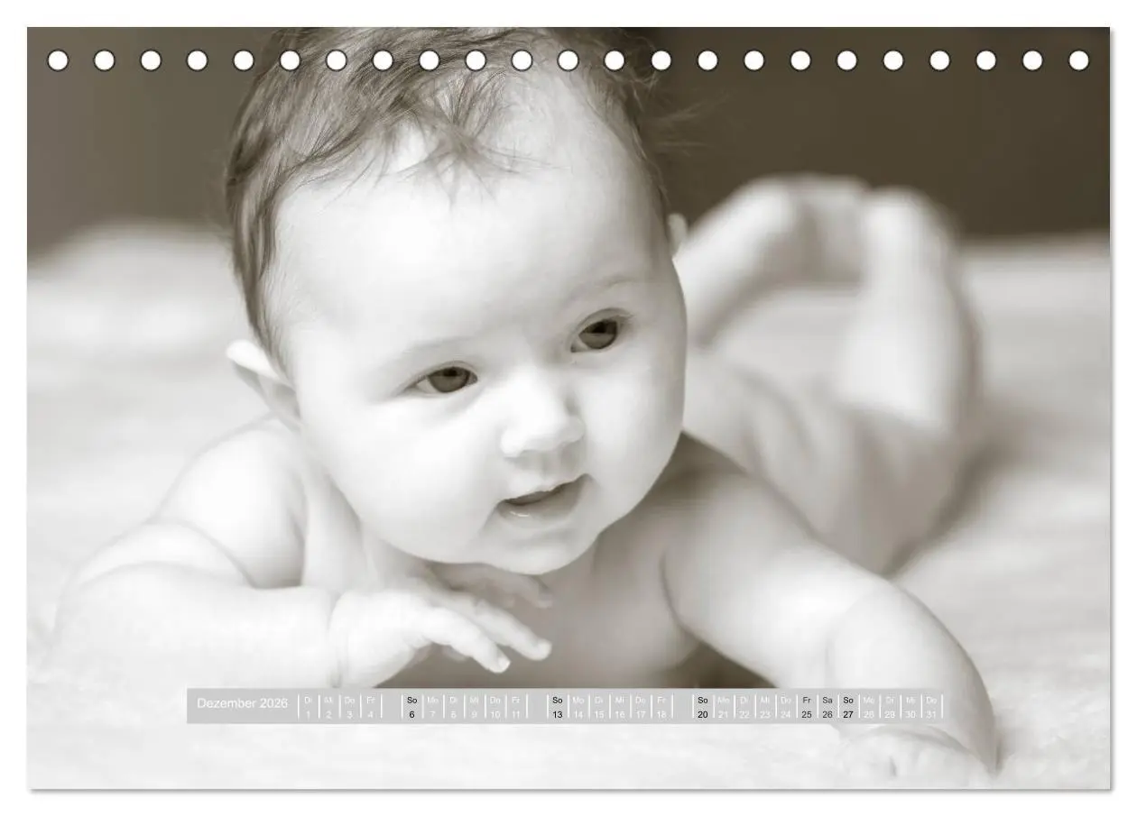 Bild: 9783516133479 | ...so winzig - Babykalender (Tischkalender 2026 DIN A5 quer),...