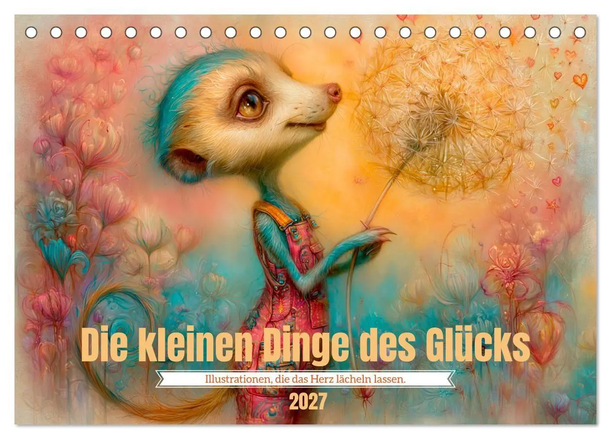 Cover: 9783594353479 | Die kleinen Dinge des Glücks (Tischkalender 2027 DIN A5 quer),...