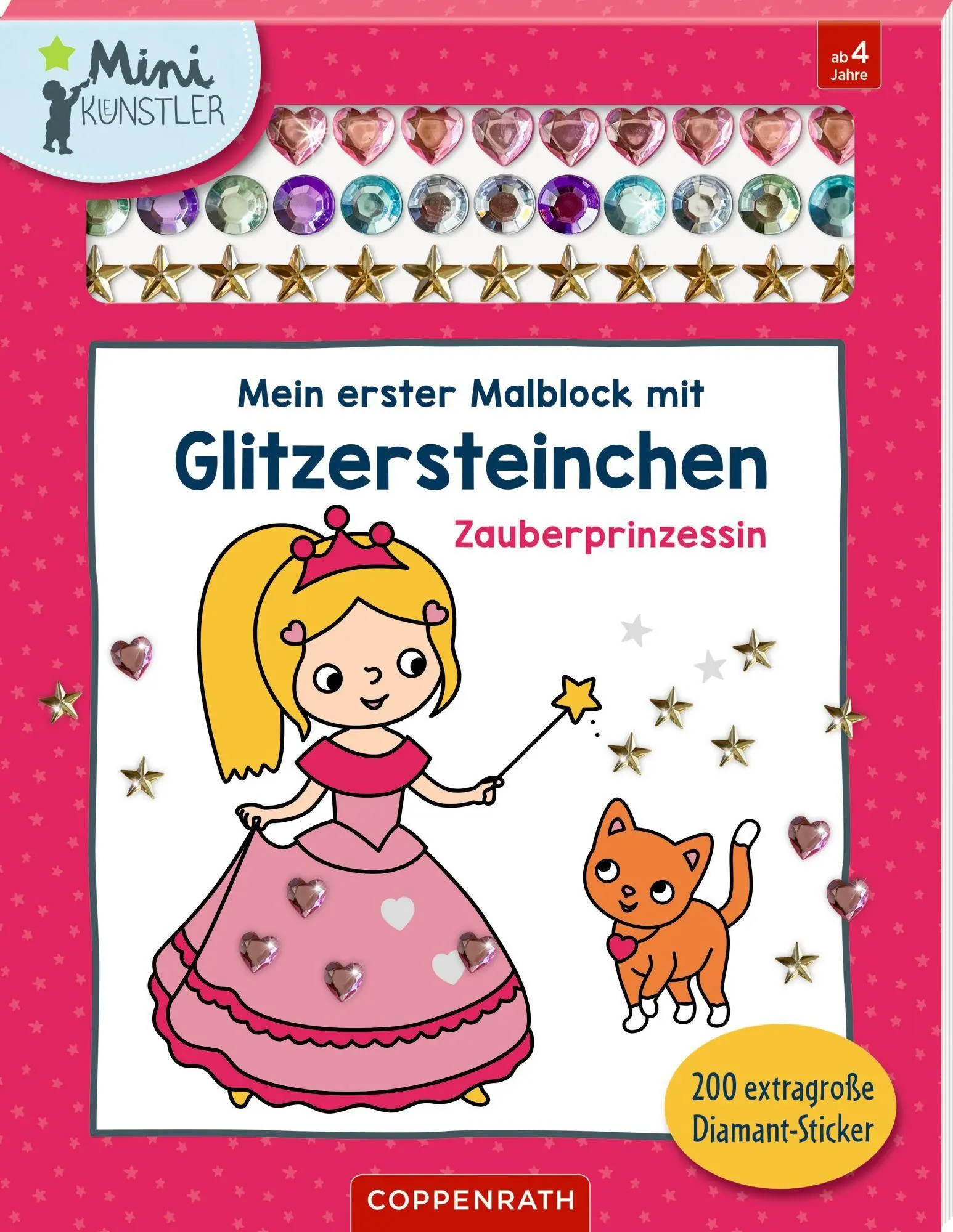 Cover: 9783649653479 | Mein erster Malblock mit Glitzersteinchen - Zauberprinzessin | Labuch