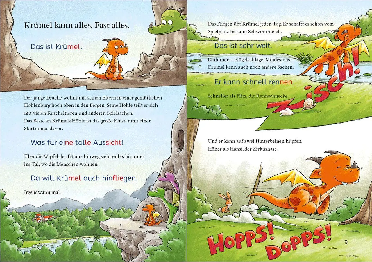 Bild: 9783743223479 | Leselöwen - Komm, wir lesen gemeinsam! - Der kleine Drache Krümel