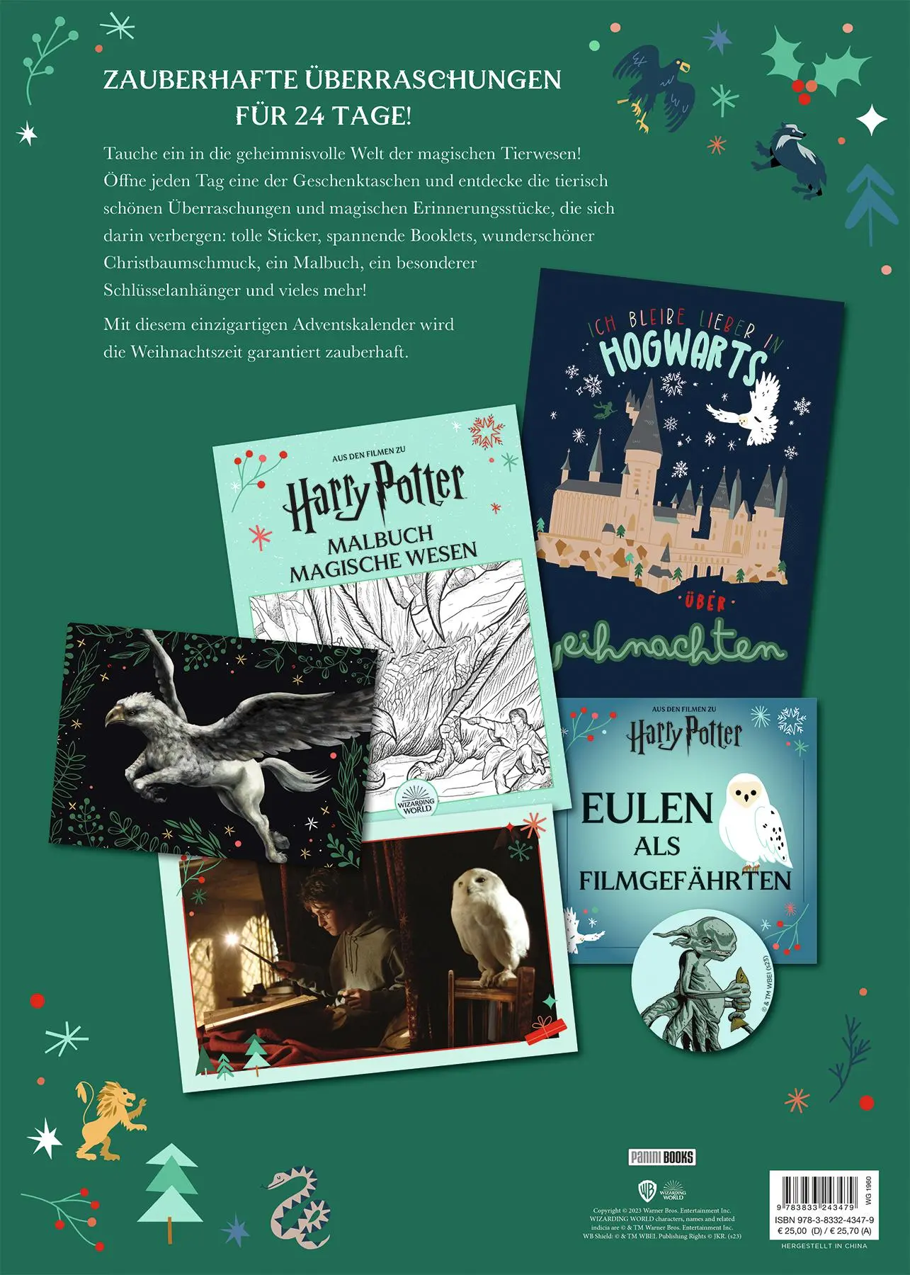Rückseite: 9783833243479 | Aus den Filmen zu Harry Potter: Magische Weihnachten - Der...