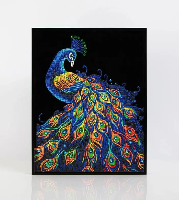Cover: 4895225943579 | DIAMOND DOTZ - Diamond Painting Neon Pfau | Kit (Bastelset) | 2025