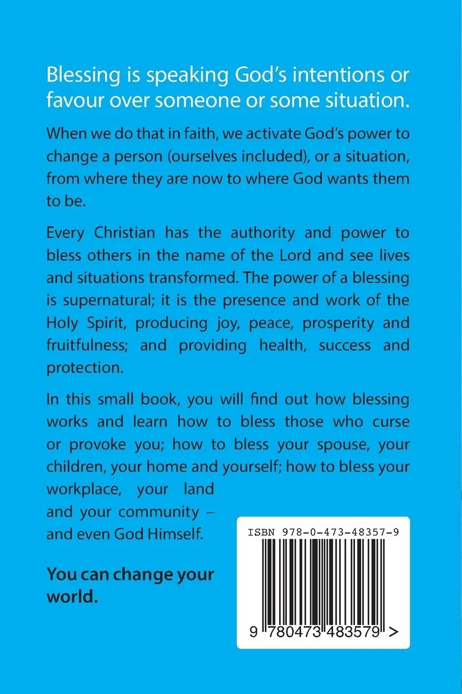 Rückseite: 9780473483579 | The Awesome Power of Blessing | You can change your world | Brunton