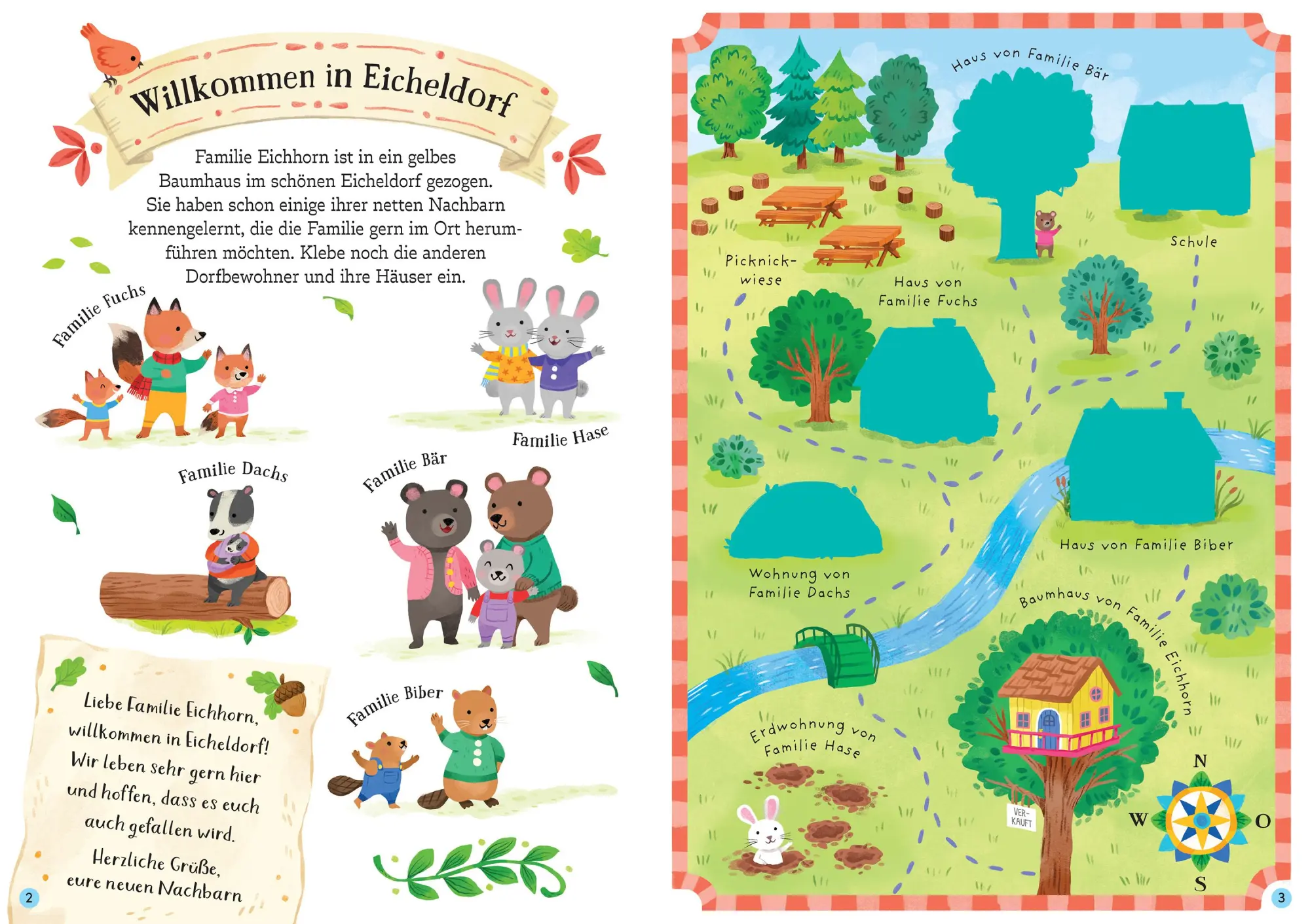 Bild: 9781035703579 | Mein Immer-wieder-Stickerbuch: Familie Eichhorn zieht um | Bathie