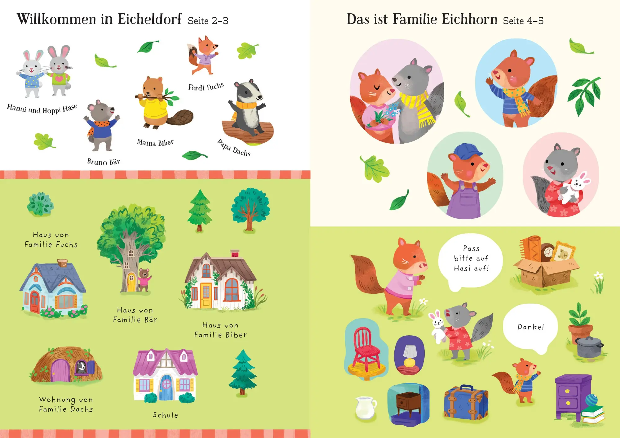 Bild: 9781035703579 | Mein Immer-wieder-Stickerbuch: Familie Eichhorn zieht um | Bathie