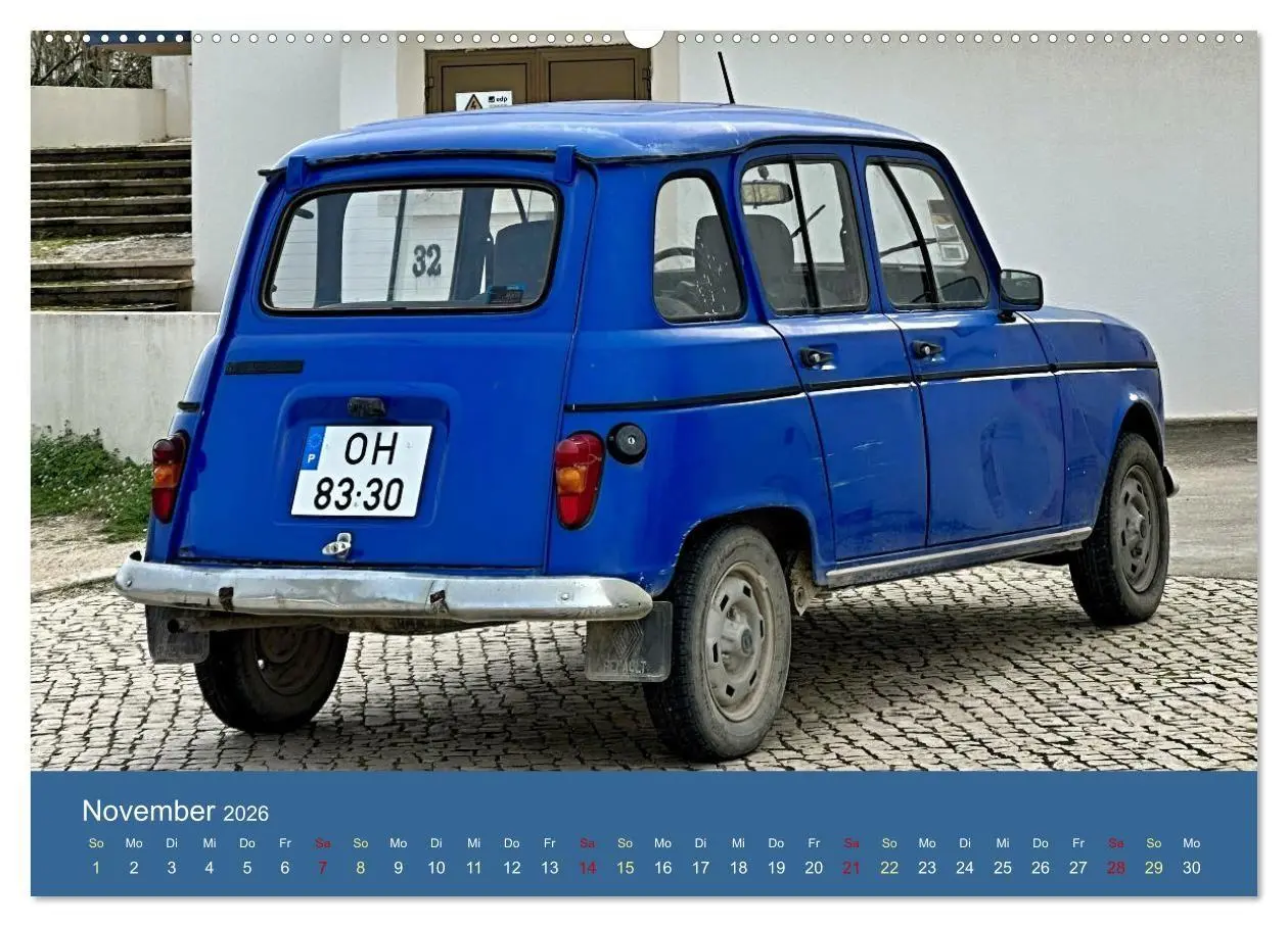 Bild: 9783516673579 | Kultauto aus Frankreich - Renault 4 (Wandkalender 2026 DIN A2...