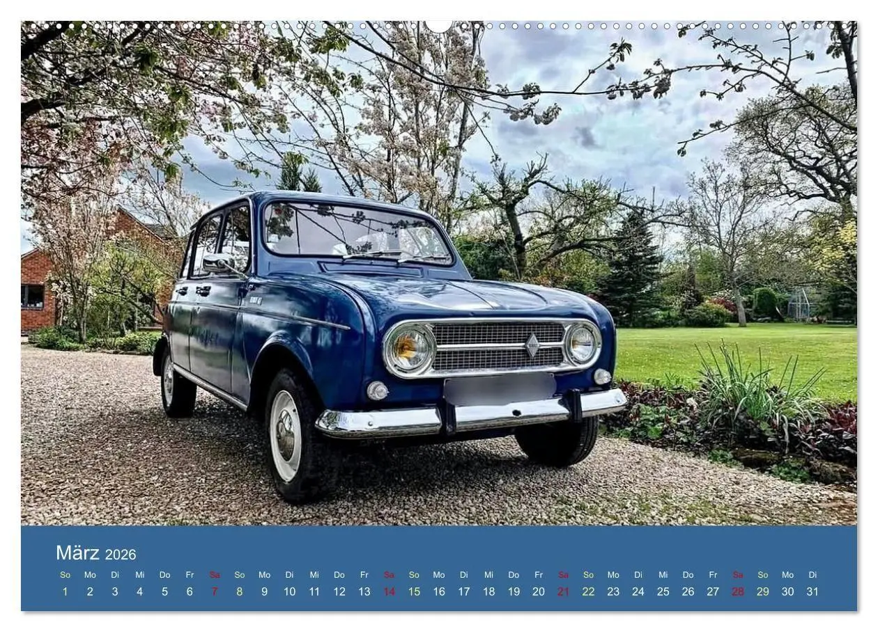 Bild: 9783516673579 | Kultauto aus Frankreich - Renault 4 (Wandkalender 2026 DIN A2...