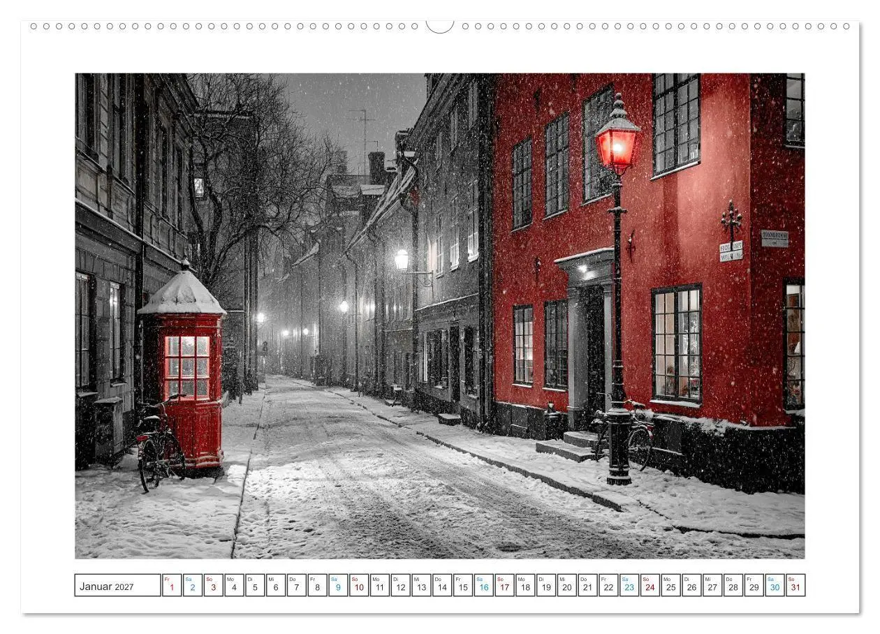 Bild: 9783594273579 | Fernweh in Rot (hochwertiger Premium Wandkalender 2027 DIN A2...